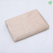 Tusser style plain body Embroidery border design fancy cotton saree
