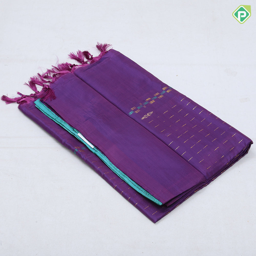 pastel color body dark color pallu concept soft fancy banana pith hot silk saree