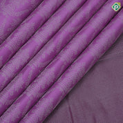 Lavender pink silver zari grand floral design purple pink silver zari square design border grand bridal silk saree