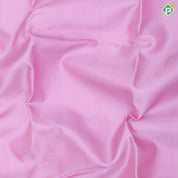 Pink gold zari stripes plain design self with multi color chevron zig zag pattern border trendy designer silk saree