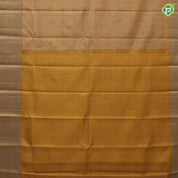 gold and silver zari by zari fancy geometrical design tissue weaved blueish grey gold zari diamond design border grand silk saree