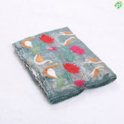 Charm pink tissue effect embroidery butta and embroidery cut work border Hollywood Fancy saree