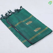 pastel color body dark color pallu concept soft fancy banana pith hot silk saree