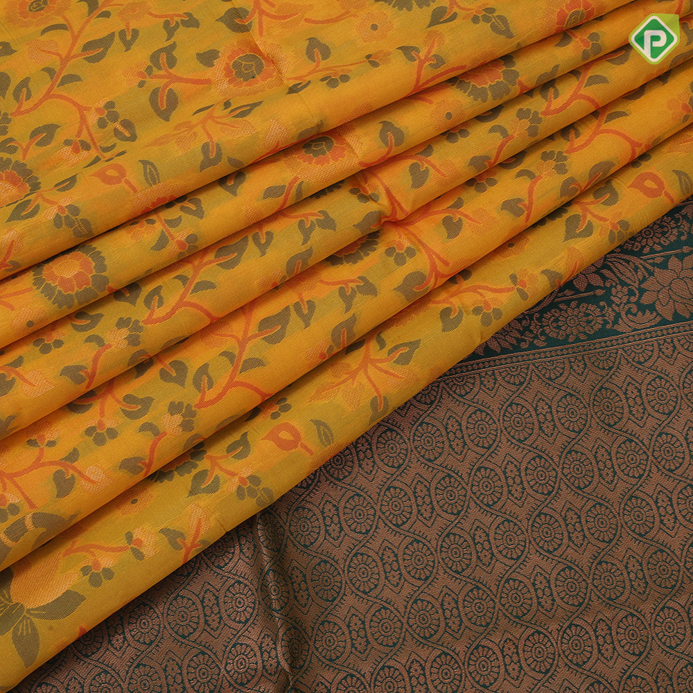 Fancy pythonic design solid color gold zari border fancy soft materiel saree