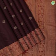 reddish pink gold zari peacock butta design rose pink gold zari banaras design border gift silk saree