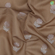 Light Colour Based Vairaoosi Flower Butta Design Border Flower Meena Work Type Fancy Cotton Saree