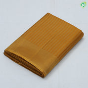 solid color gold zari stripes design self plain border fancy tissue saree