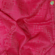 Rose pink cream thread work fancy design self plain gold zari fancy flower butta border trendy designer silk saree