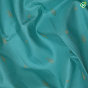 Bermuda Gold Zari Small Motif Design Dark Brown Peacock Ruthracham Border Deign Traditional Silk Saree