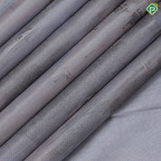 Smoke grey base silent feature painting inspired art effect zari by zari master weaved exclusive silk saree