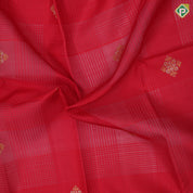 Chilly red kora design silver gold zari diamond butta bottle green gold zari meena work border traditional silk saree