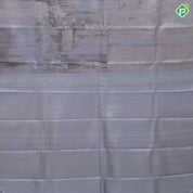 Smoke grey base silent feature painting inspired art effect zari by zari master weaved exclusive silk saree