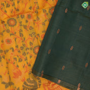 Fancy pythonic design solid color gold zari border fancy soft materiel saree