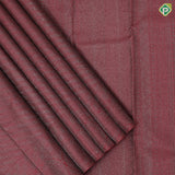 Onion pink neem zari cross lines design self neem zari fancy round butta border trendy designer silk saree