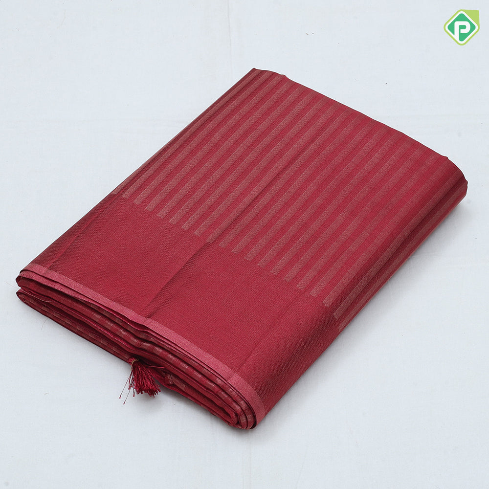 solid color gold zari stripes design self plain border fancy tissue saree