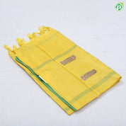pastel color body dark color pallu concept soft fancy banana pith hot silk saree