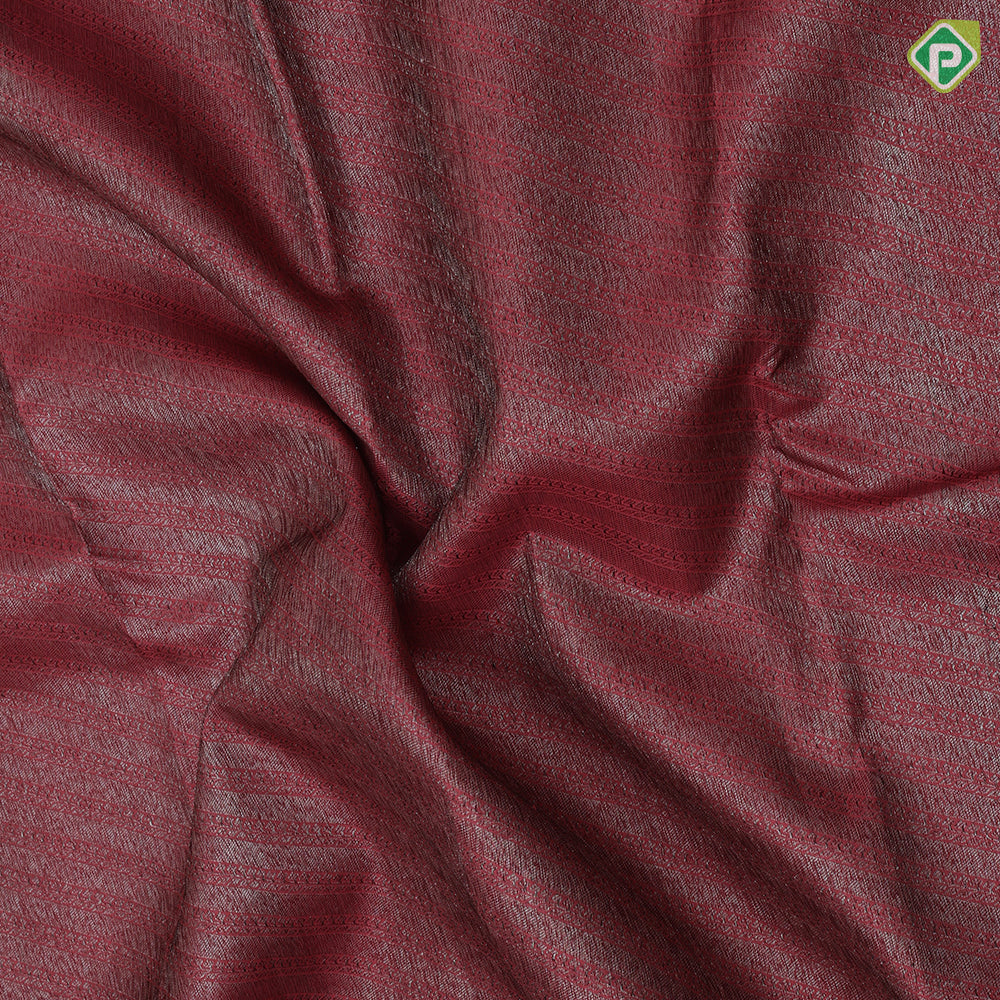 Onion pink neem zari cross lines design self neem zari fancy round butta border trendy designer silk saree