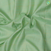 Pista green gold zari self designed Lines design walnut brown gold zari elephant butta thread work border Traditional silk saree