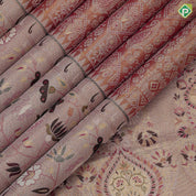 onion pink silver gold zari meena work design self silver gold zari meena work border grand bridal tissue silk saree