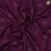 Purple gold zari stripes and square fancy butta design greyish gold zari thilagam butta border art silk saree