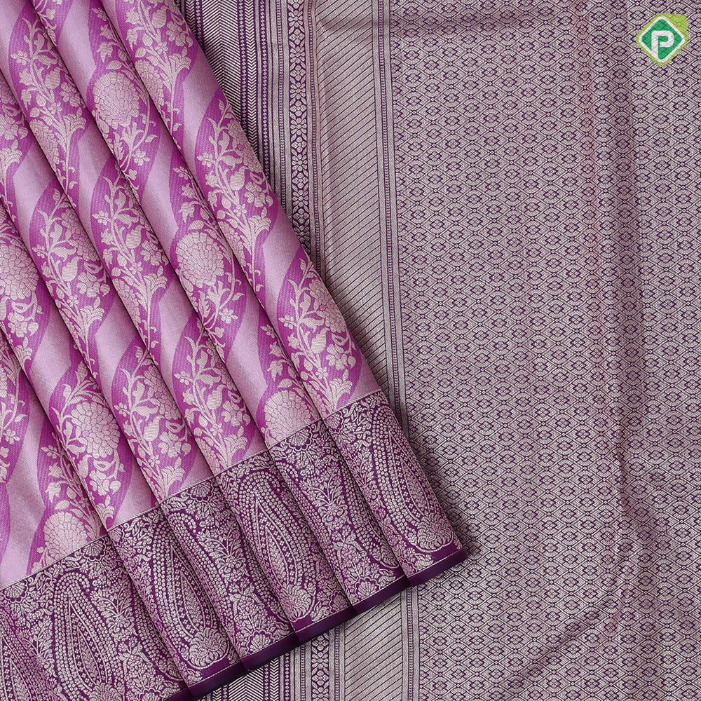 Golden yellow base sea green silver gold zari grand floral design sea green silver gold zari mango border Rangkat silk saree