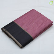 dark colors gold zari vairaoosi lines contrast plain rettapet edge border fancy cotton saree