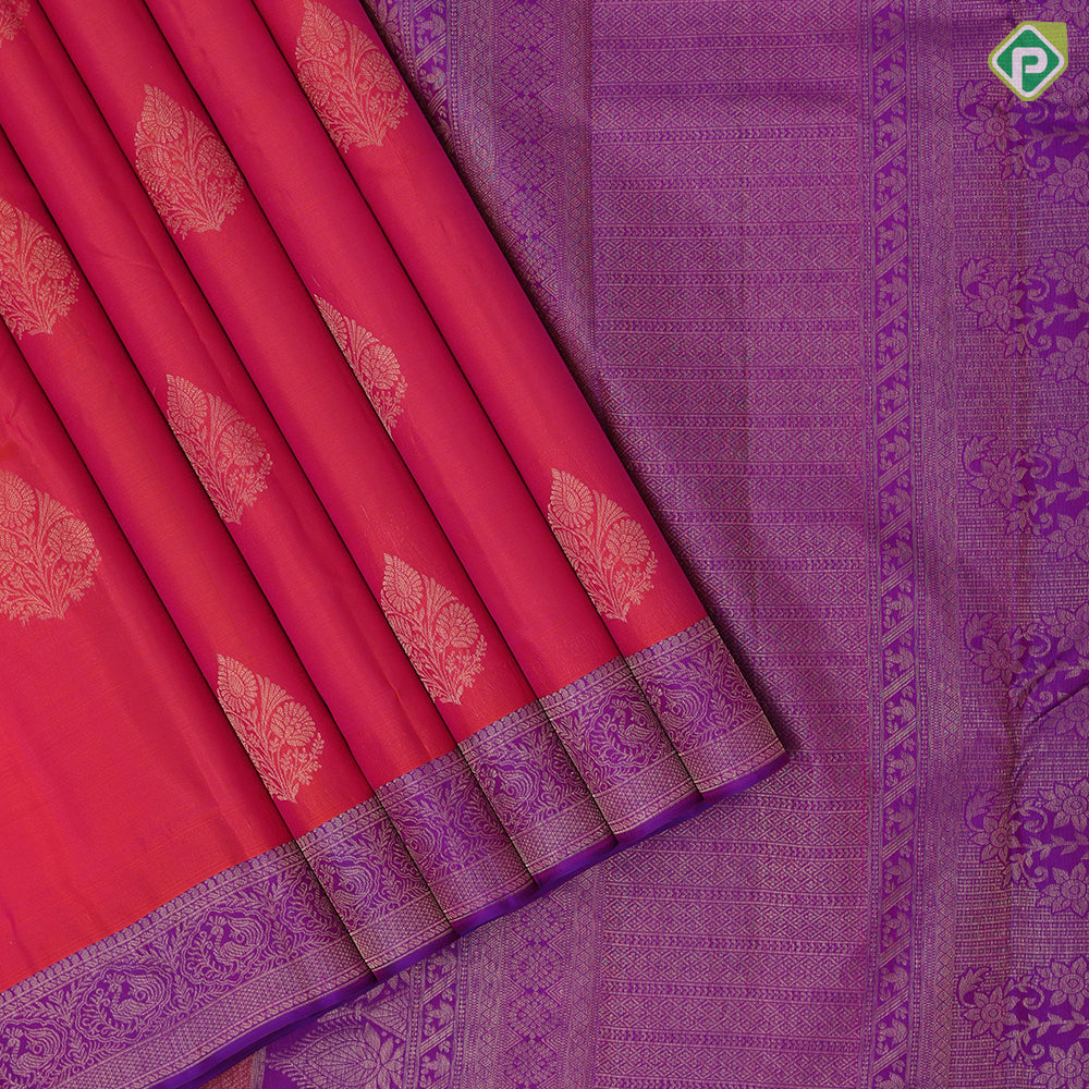 Mehndi green gold zari flower in leaf design brown gold zari peacock banaras style border gift silk saree