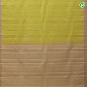 Lemon Yellow Gold Zari Chagaram Butta Design Cream Colour Chagaram Design Pure Mix Silk Saree