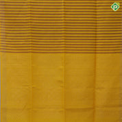 Peach pink base elephant grey stripes design self gold zari border grand classic floral pallu linen soft silk saree