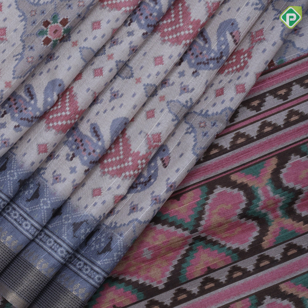 Fancy Annam digital printed Self multi designed border trending fancy Saree
