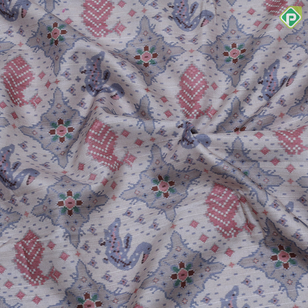 Fancy Annam digital printed Self multi designed border trending fancy Saree