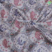Fancy Annam digital printed Self multi designed border trending fancy Saree
