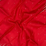 Brick Pink With Temple Tower Butta Design Border Trendy Designer Silk Saree