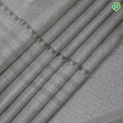 Pickle green neem zari abstract design self color neem zari multi design lines border organza silk saree