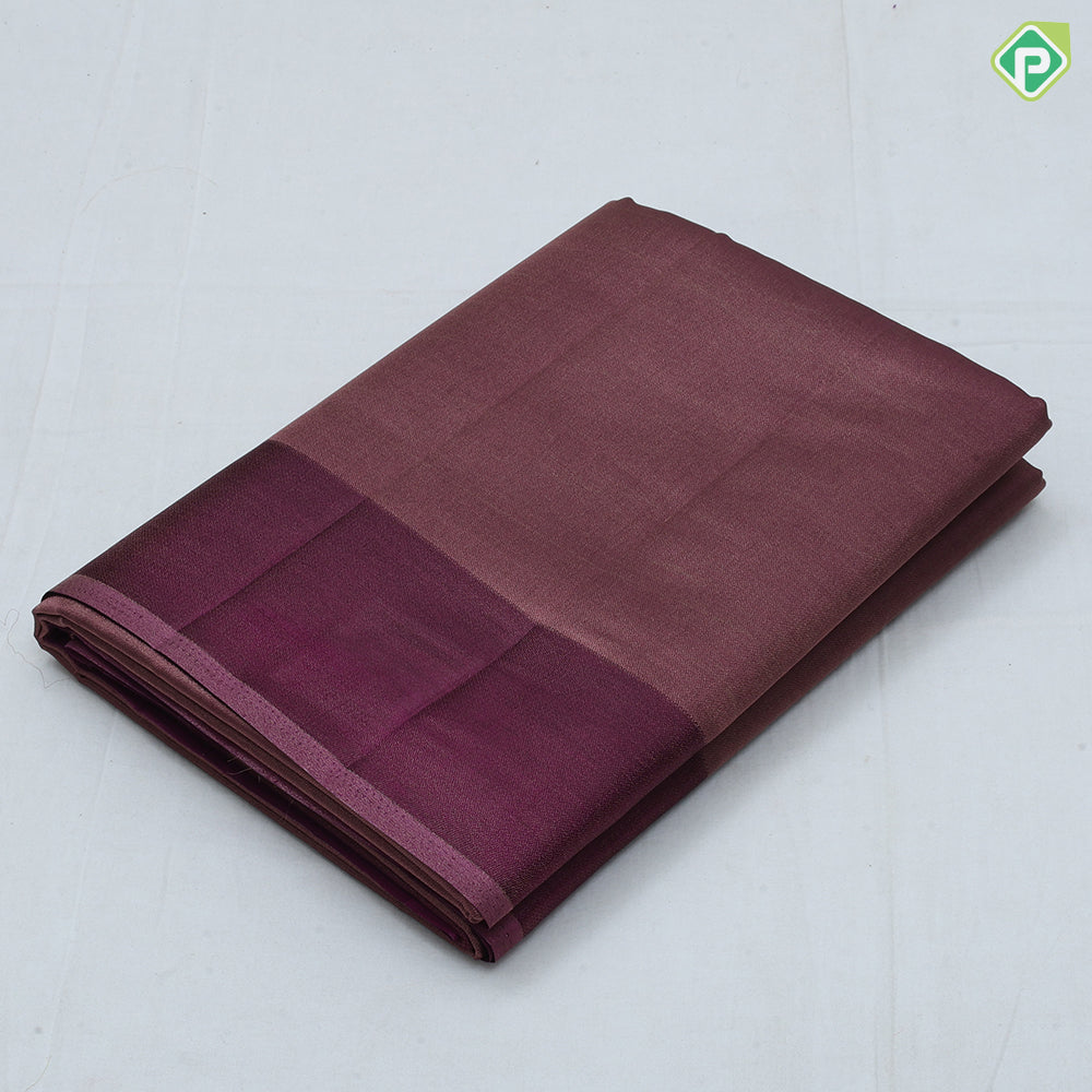Single color tissue design self color border fancy cotton saree
