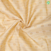 Sandal gold zari Lines and flower butta lines red gold zari cross lines border pattu paavadai lehanka