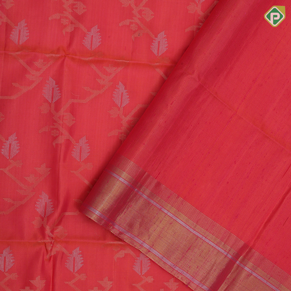 Forest green silver gold zari geometrical design self gold zari silver zari lines border soft silk saree