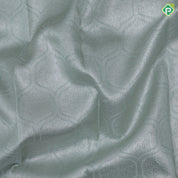 pista gold zari grand floral design self silver zari multi design lines border kanchi kora silk saree