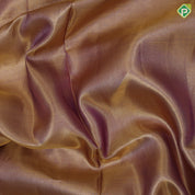 Onion pink base gold zari by zari self tissue design self designed border celebrity fame golden tissue silk saree