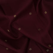 Red whine gold zeri  peacock chakaram design self colour ruthratcha border design traditional silk  saree