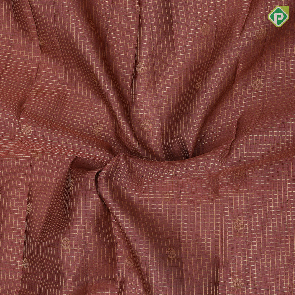 mummy brown gold zari vairaoosi kattam flower butta bottle green gold zari retta pattai border pure mix silk saree