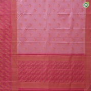 Light pink gold zari multi color meena work banaras style baby pink gold zari border grand bridal silk saree