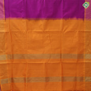 Darker color shades plain design contrast color border gold tissue border silk cotton saree