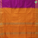 Darker color shades plain design contrast color border gold tissue border silk cotton saree