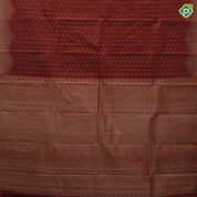 Indigo blue gold zari small butta lines design self with fancy design edge border gift silk saree