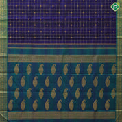 Royal blue gold zari window panel butta design peacock green gold zari annam butta line exclusive traditional silk saree