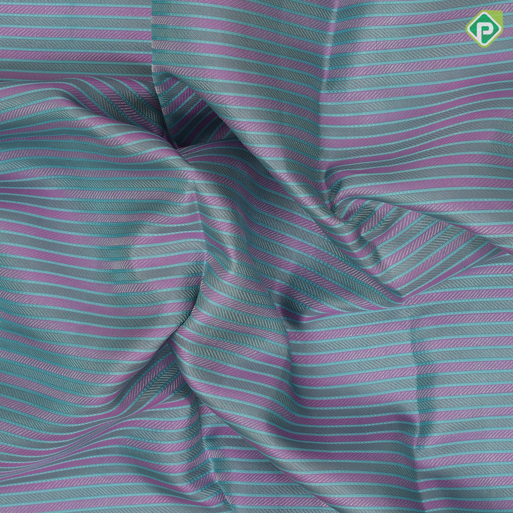 multi color thread and zari velthari lines design pista green multi color zari meena work peacock butta border traditional silk saree