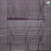 Purple neem zari honeycomb design self color neem zari diamond design lines border organza silk saree