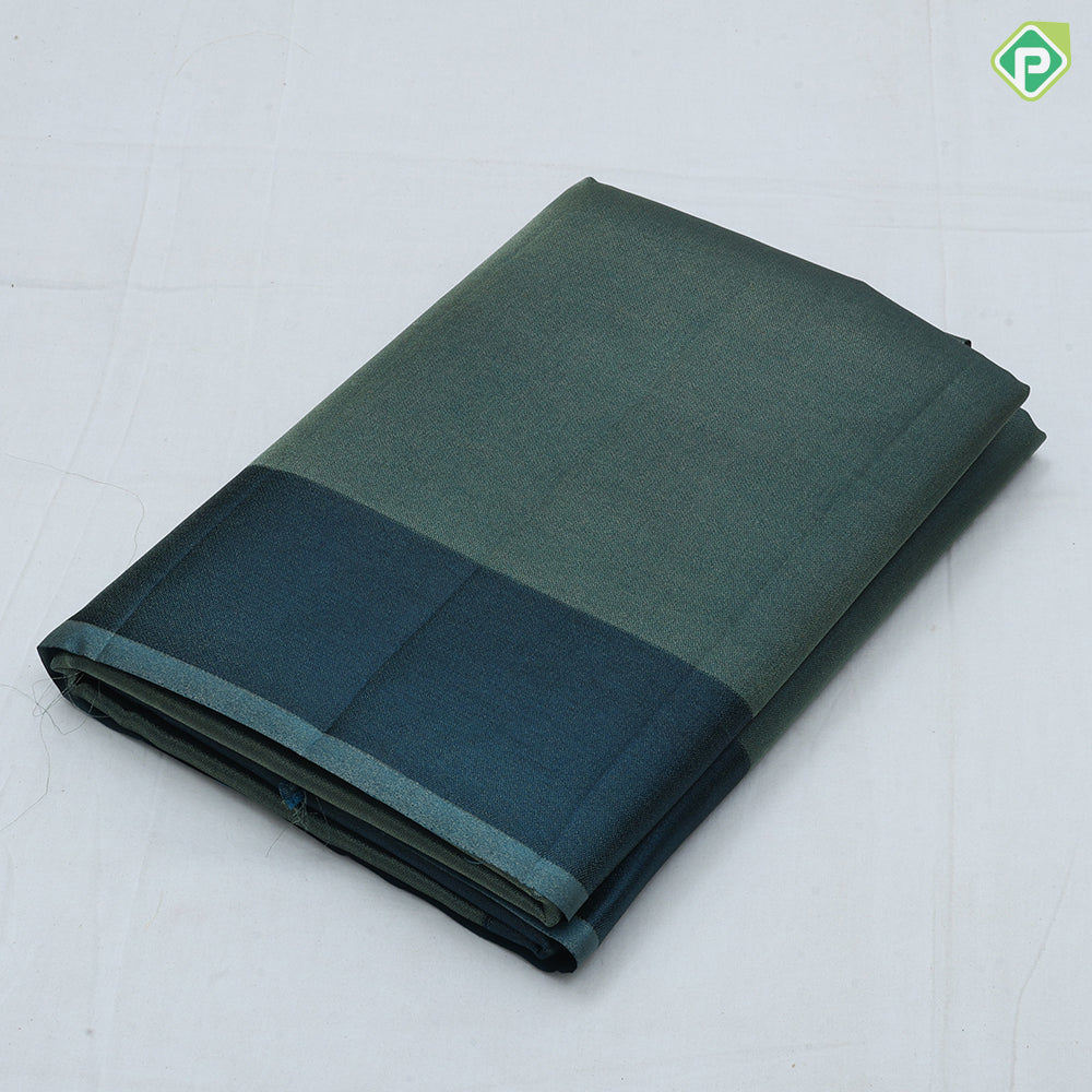 Single color tissue design self color border fancy cotton saree