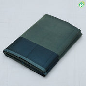 Single color tissue design self color border fancy cotton saree